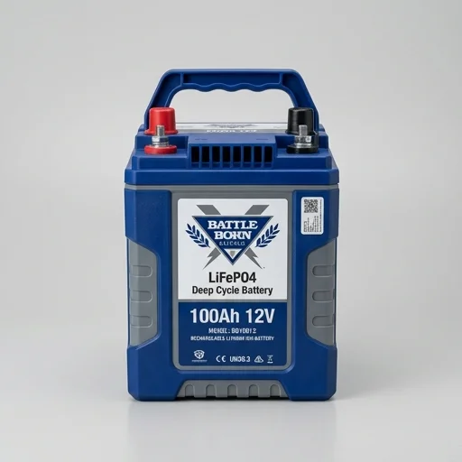 Battle Born Batteries LiFePO4 Deep Cycle Battery (100Ah 12V)